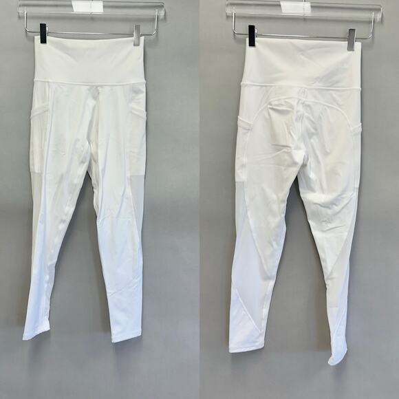 OFFLINE By Aerie Goals High Waisted 7/8 Legging in White Sport Inseam size - Picture 13 of 14